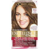Loreal Excellence Creme Permanent Hair Color 6G Light Golden Brown