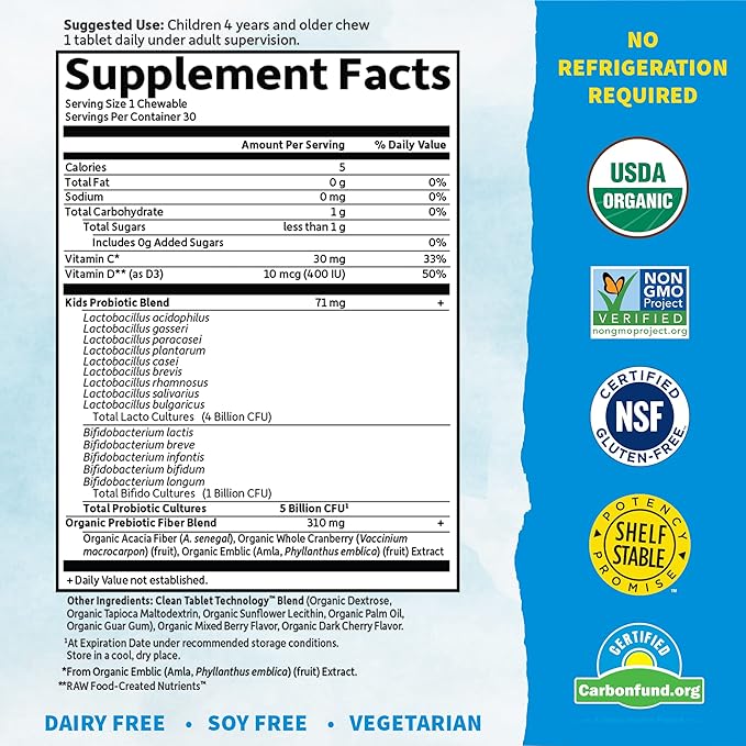 Garden Of Life Dr. Formulated Kid Probiotic 5B Berry 30ct