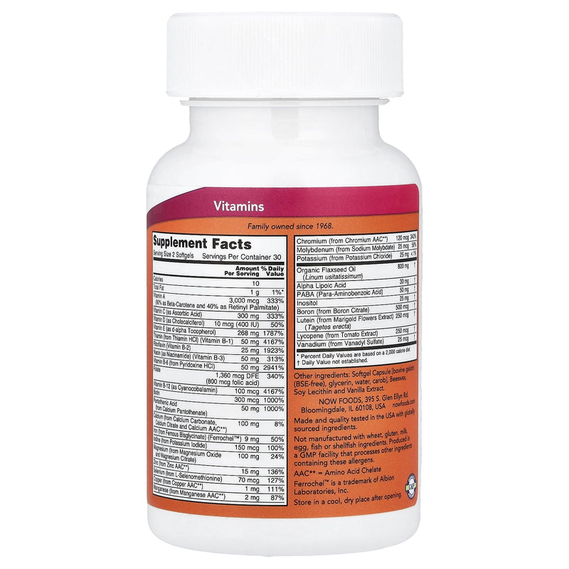 Now Liquid Multi Softgels 180 ct