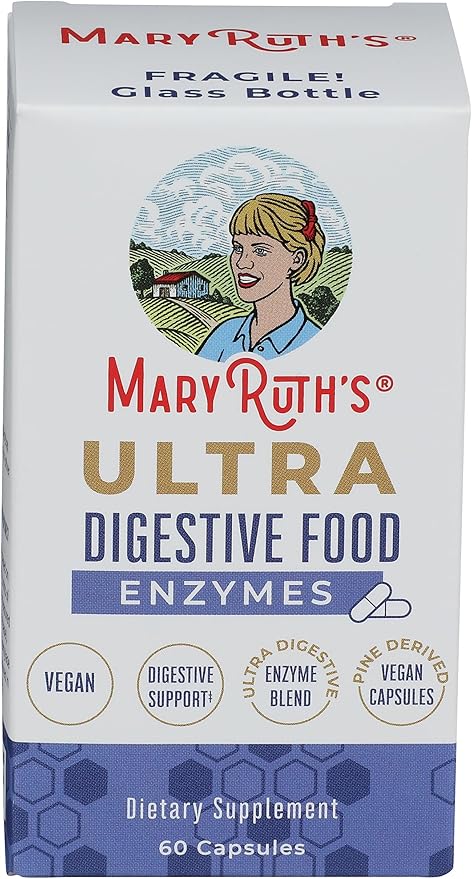 Mary Ruth's Ultra Digestive Food Enzymes Capsules, 60 CT