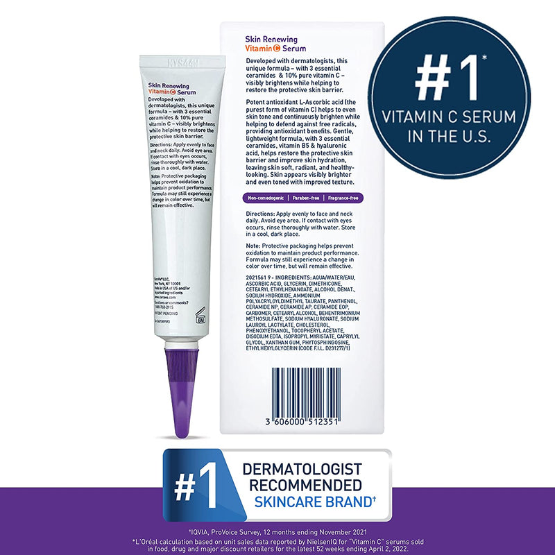 CERAVE SKIN RENEWING VITAMIN C SERUM 1 Oz