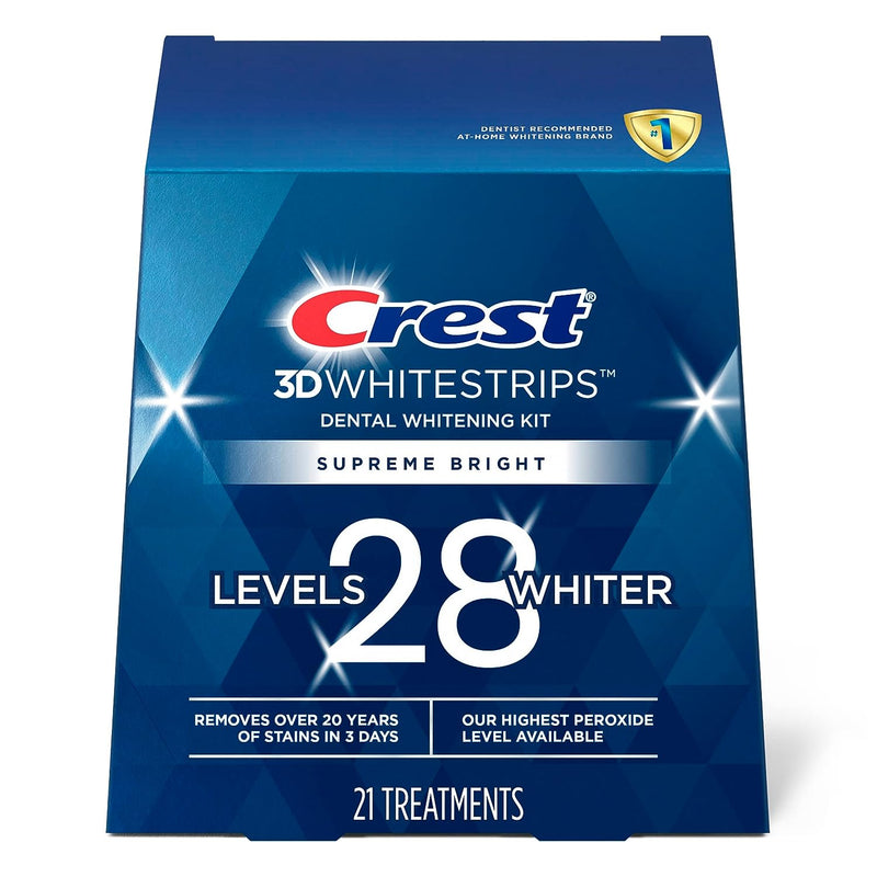 Crest 3D WhiteStrips Supreme Bright 42 Strips