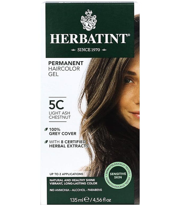Herbatint Permanent Hair Color Light Ash Chesnut 5C 4.5Oz