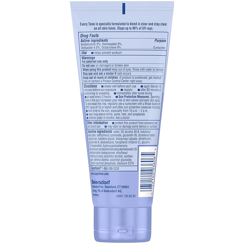 COPPERTONE EVERY TONE SPF 50 7 Oz