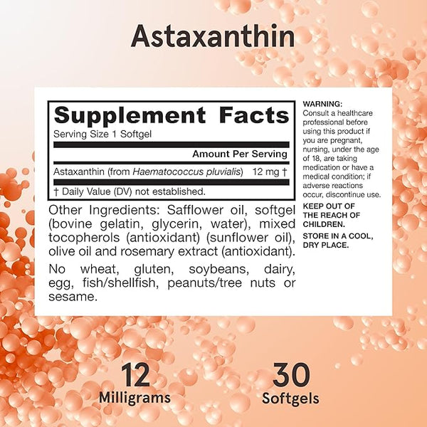 Solgar astaxanthin 10 mg Softgels