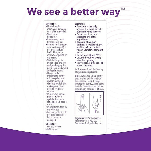 Similasan Ivizia Eyelid Cleansing Gel 1.05oz