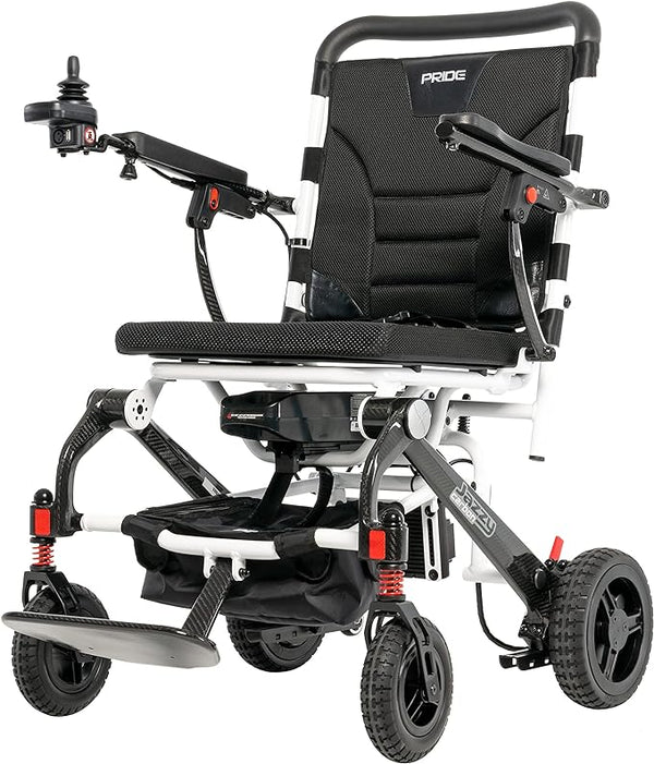 Pride Powerchair Jazzy Carbon White 1001