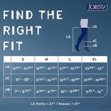 Jobst Relief Thigh High Open Toe 20-30 With Silicone Band Beige