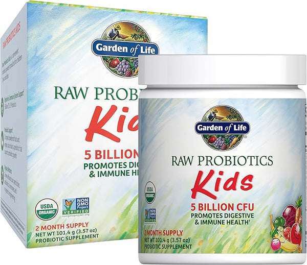 Garden Of Life Organic Raw Probiotics Kids Cooler Powder 3.57oz