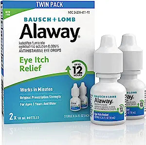 Bausch & Lomb Alaway Eye itch Relief Twin Pack