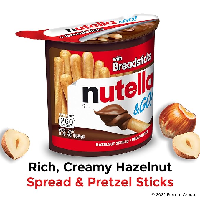 Nutella & Go Hazelnut Spread+Breadsticks