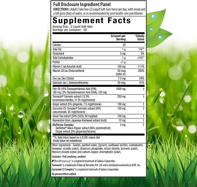 Irwin Naturals Inflamma menos con Turmacin® Extracto Softgels 60ct