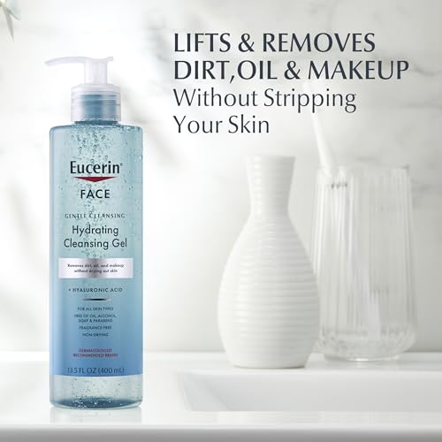 Eucerin Gentle Hydrating Face Cleansing Gel 13.5 oz