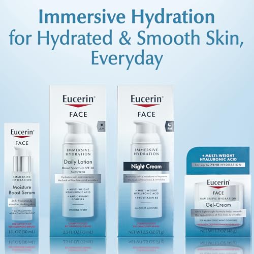 Eucerin Face Immersive Hydration Daily Lotion Broad Spectrum SPF 30 Sunscreen 2.5 fl oz