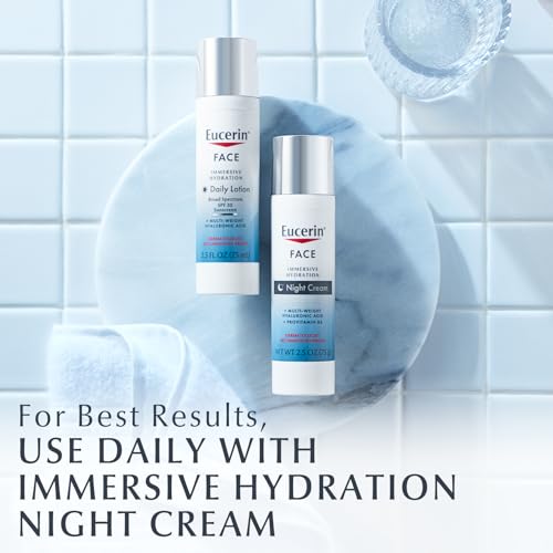 Eucerin Face Immersive Hydration Daily Lotion Broad Spectrum SPF 30 Sunscreen 2.5 fl oz