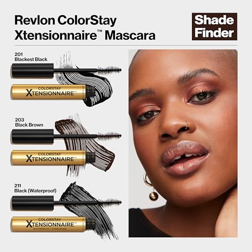 Revlon ColorStay Xtensionnaire Mascara, Black Brown, 0.8 oz