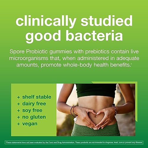 Youtheory Spore Probiotic Zero Sugar Gummies 60ct