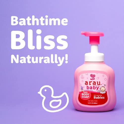 Arau Baby Foam Body Soap for Dry & Sensitive Skin, 15.2 fl oz