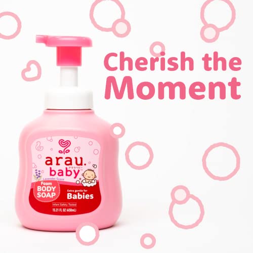Arau Baby Foam Body Soap for Dry & Sensitive Skin, 15.2 fl oz