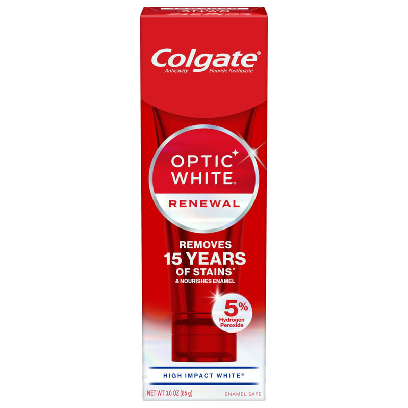 Colgate Optic White Renewal Teeth Whitening Toothpaste - High Impact White - 3.0oz