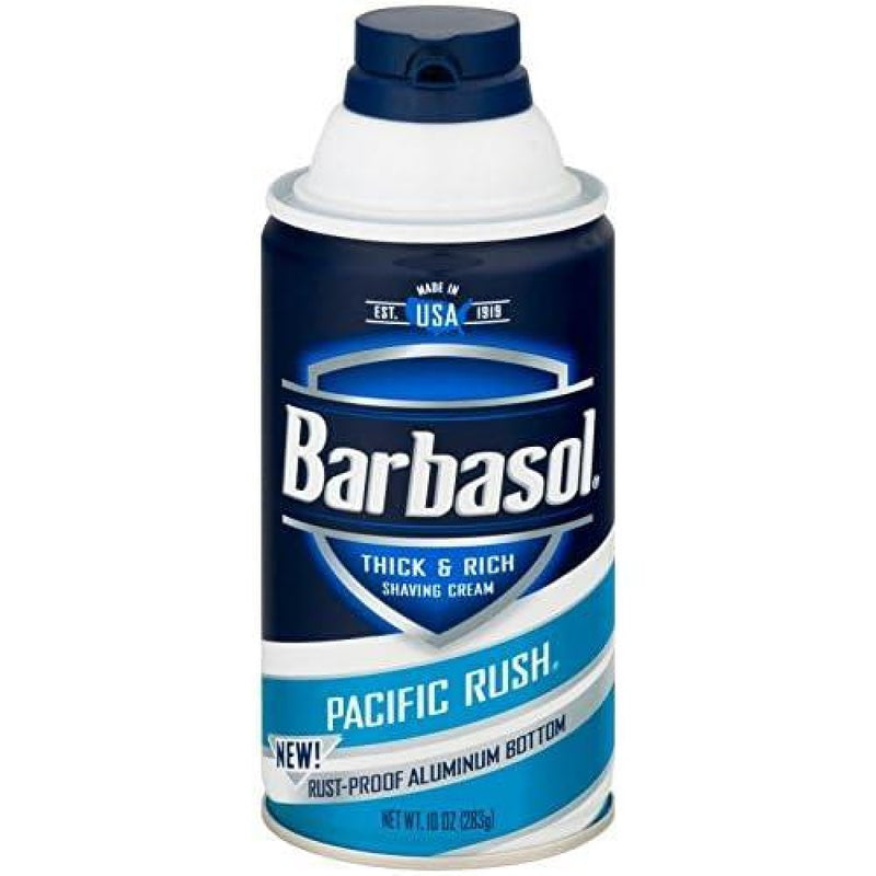 Barbasol Pacific Rush Thick & Rich Shaving Cream 7 oz