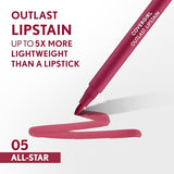 Covergirl Outlast Lipstain, Smooth Application, Precise Pen-Like Tip, Transfer-Proof, Satin Stained Finish, Vegan Formula 1 Count (Pack of 1)