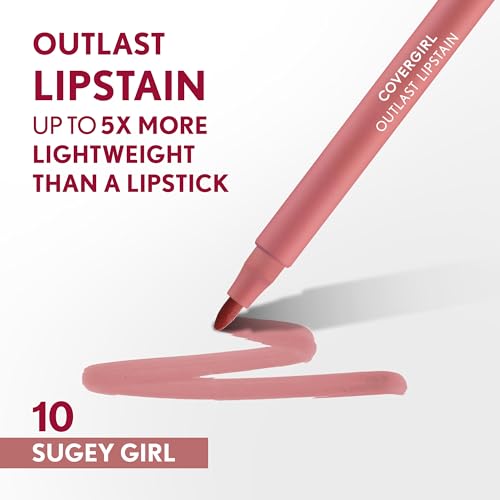 Covergirl Outlast Lipstain, One Size, Pink