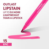Covergirl Outlast Lipstain, Smooth Application, Precise Pen-Like Tip, Transfer-Proof, Satin Stained Finish, Vegan Formula 1 Count (Pack of 1)