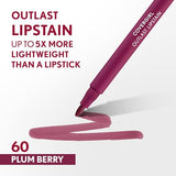 Covergirl Outlast Lipstain, Smooth Application, Precise Pen-Like Tip, Transfer-Proof, Satin Stained Finish, Vegan Formula 1 Count (Pack of 1)