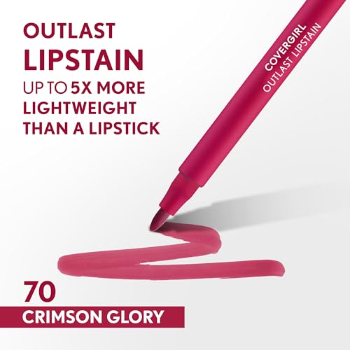 Covergirl Outlast Lipstain, One Size, Red