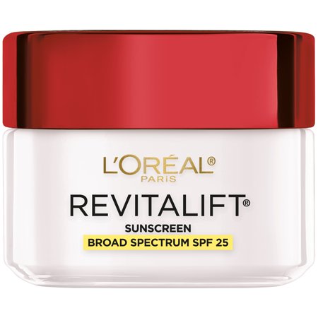Loreal Paris Revitalift Anti-Wrinkle + Firming Face Moisturizer SPF 25, 1.7 oz