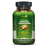 IRWIN NATURALS MAGNESIUM+ASHWAGANDHA, 60 LIQUID SOFT GELS