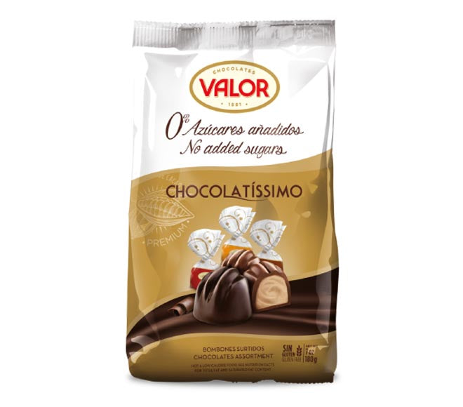 Valor Chocolate Assorted Gold No Added Sugar