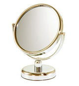 Brandon Femme 5X & Normal Gold Handheld Mirror, 4.5 In (M591)