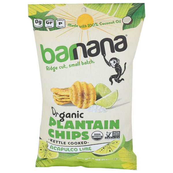 Barnana Organic Plantain Acapulco Lime 5oz