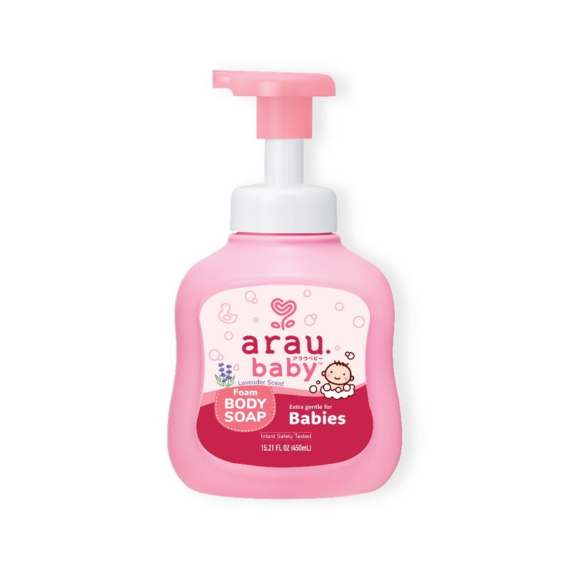 Arau Baby Foam Body Soap for Dry & Sensitive Skin, 15.2 fl oz