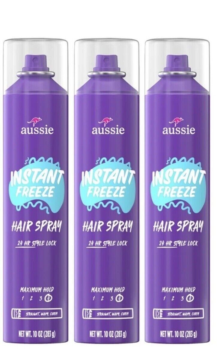 Aussie Instant Freeze Hair Spray, 10 oz