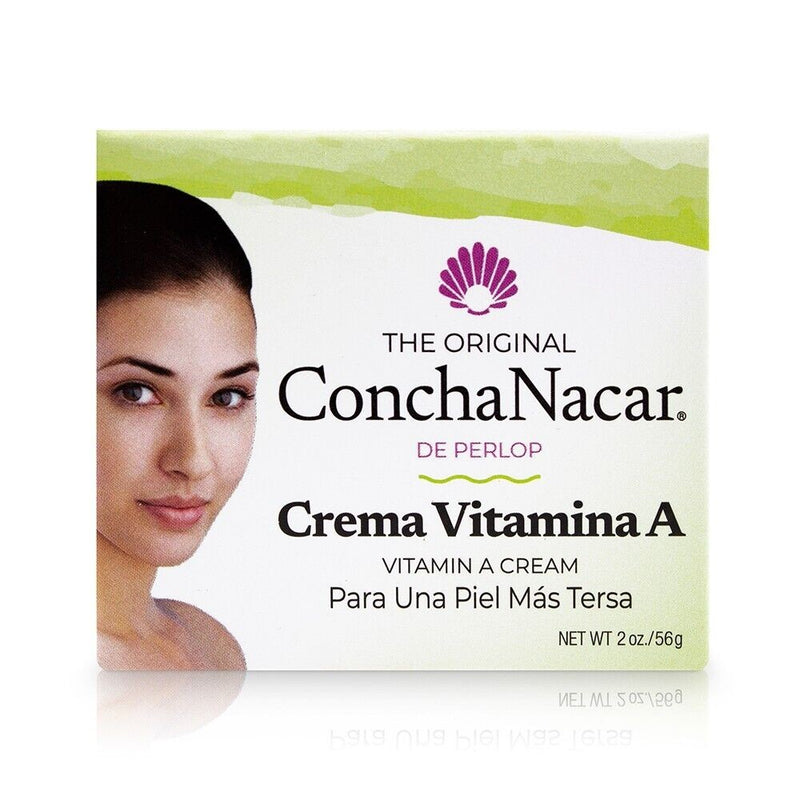 Concha Nácar Rejuvenating Cream with Vitamin A & Aloe 2 oz