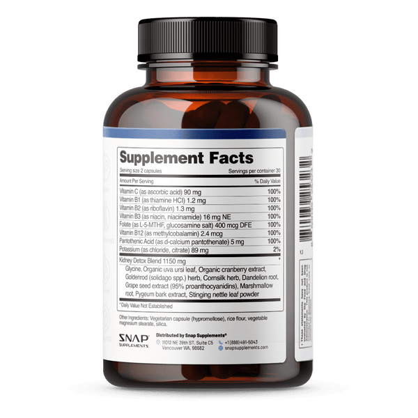 Cápsulas de salud renal snap 60ct