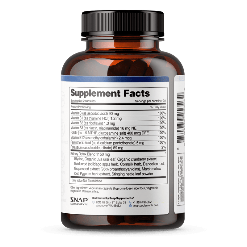 Cápsulas de salud renal snap 60ct