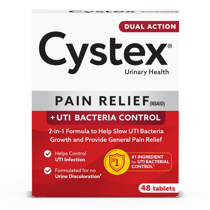 Cystex UTI Urinary Pain Relief Tablets 48ct