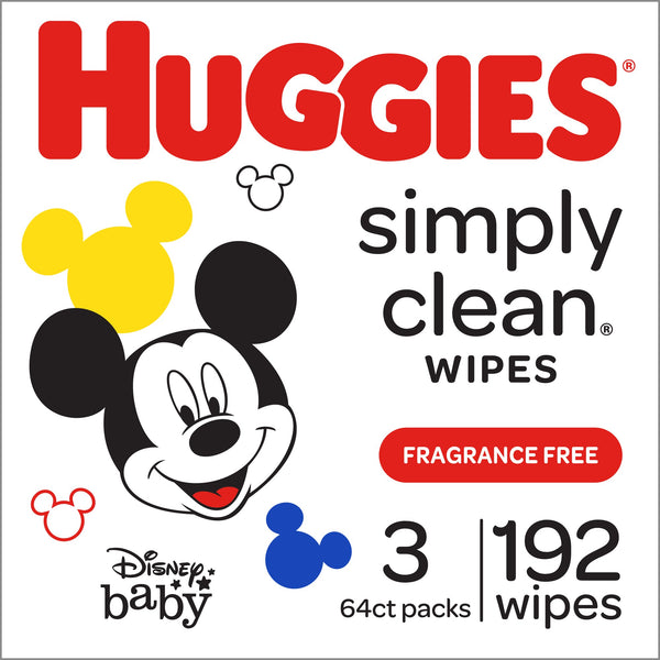 Huggies Wipes 3 Pack x 192 ct Each