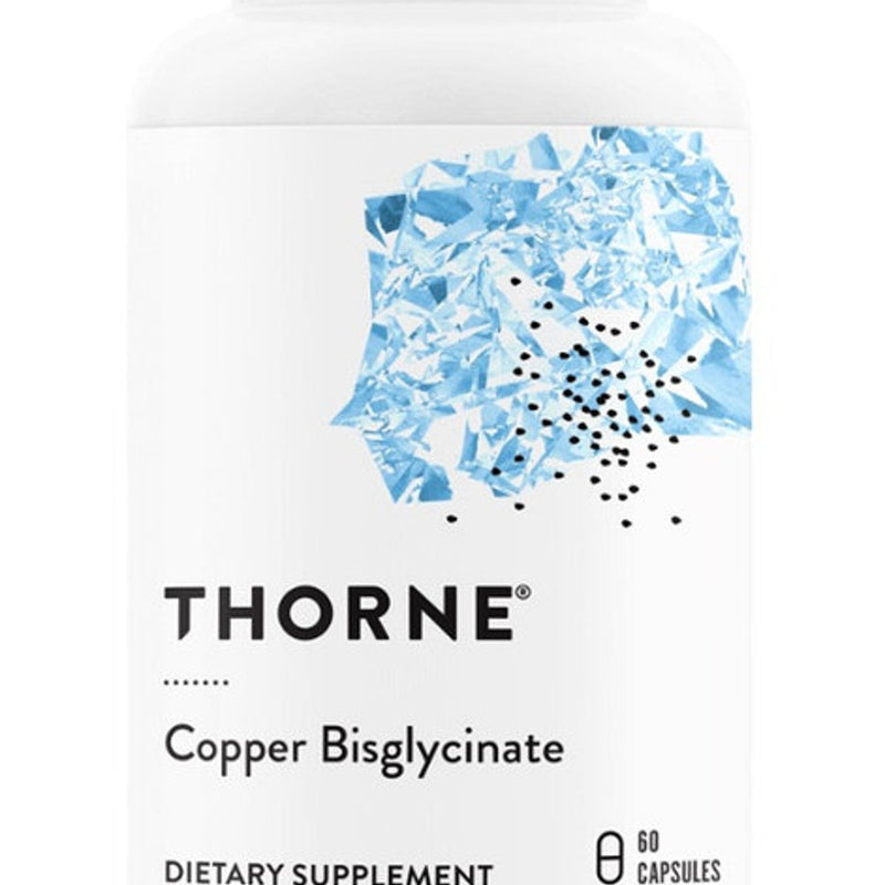 Thorne Copper Bisglycinate 2 mg 60 Capsules