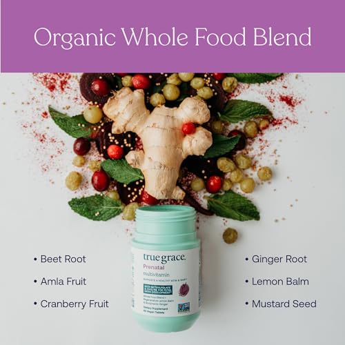 True Grace Prenatal Multivitamin 60 Vegan Tablets