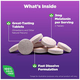 Natrol melatonin 3g Tabletas de disolución rápida 90ct