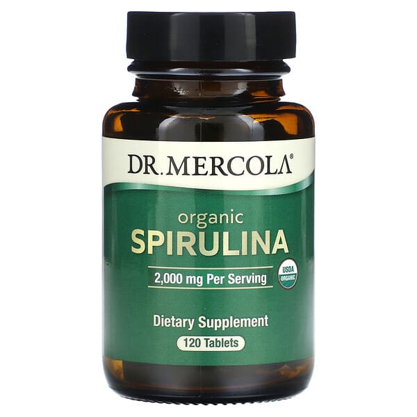 Dr. Mercola Organic Spirulina 2000mg Tablets 120ct