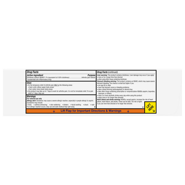 Voltaren Arthitis Pain Diclofenac Topical 1% 150g