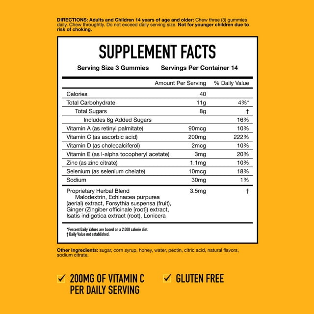 Gommies de limón de miel en el aire 42CT