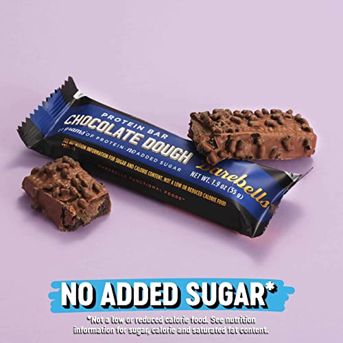 Barebells Chocolate Dough Protein Bars, 20 g Protein, 1.94 oz, 12 ct