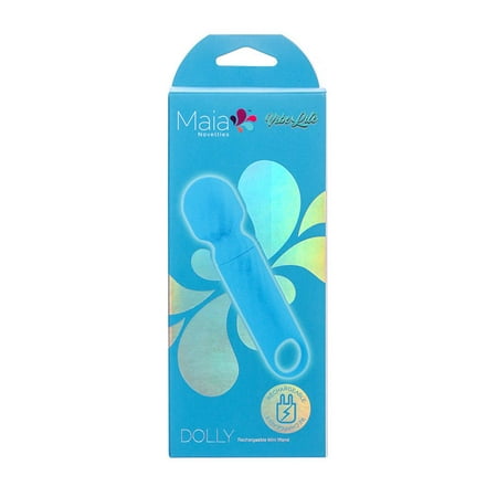 Maia Vibelite Dolly Rechargeable Silicone Mini Wand-Blue